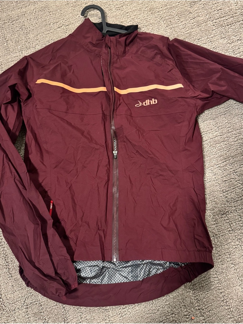 Women's Burgundy Lightweight Cycling Jacket